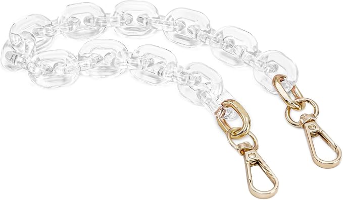 Cute Acrylic Purse Strap Bag Chain Handle Replacement Handbag Crossbody Shoulder Strap Accessory