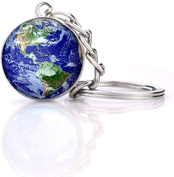 JWPavilion Solar System Planet keychain Accessories Pendant Glow In The Dark