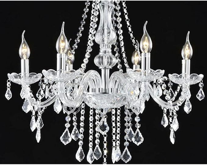 33ft Sparkling Crystal Chains Garland -Chandelier Prism Octagon Beads Chain Ornaments Acrylic Hanging Decor for Christmas Tree, Wedding Arch, Window Curtain, Party Ceiling DIY Jewelry Decration