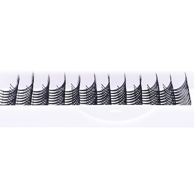 Premade Fans Eyelash Extensions 10D Lash Extensions Premade Fans 0.05 0.07 Thickness Pre Fanned Volume Lash Extensions C D Curl by FADLASH (10D-0.07-C, 12mm)