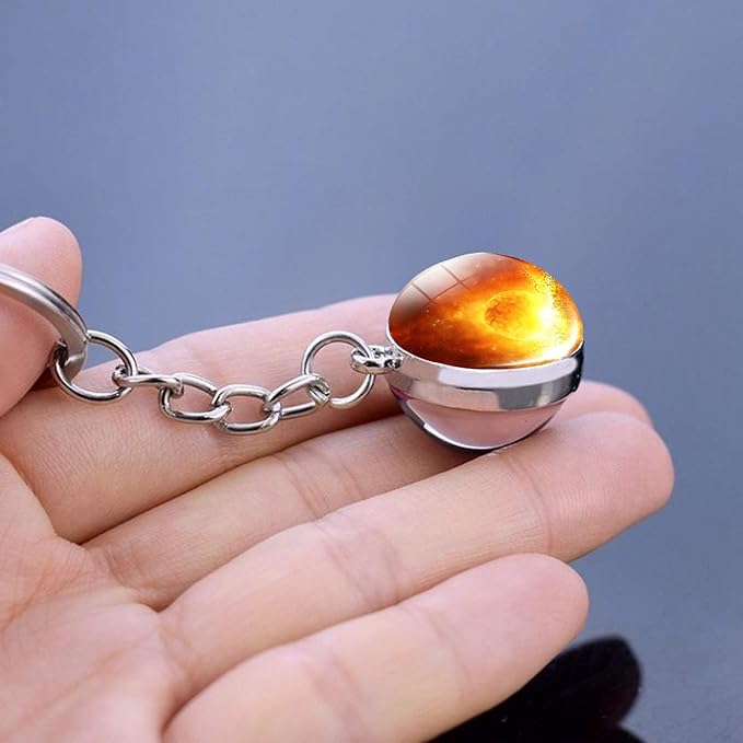 JWPavilion Solar System Planet keychain Accessories Pendant Glow In The Dark
