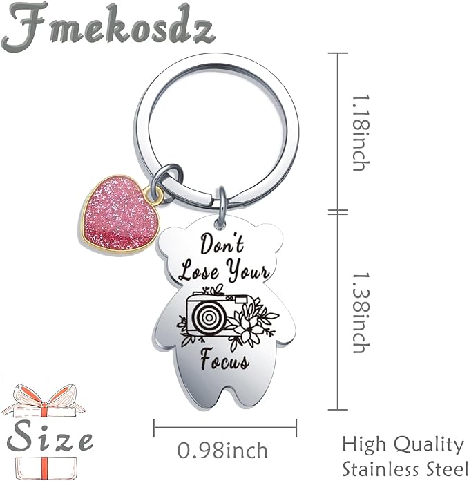 Photographer Retirement Gifts Photography Keychain Photography Graduation Keychain