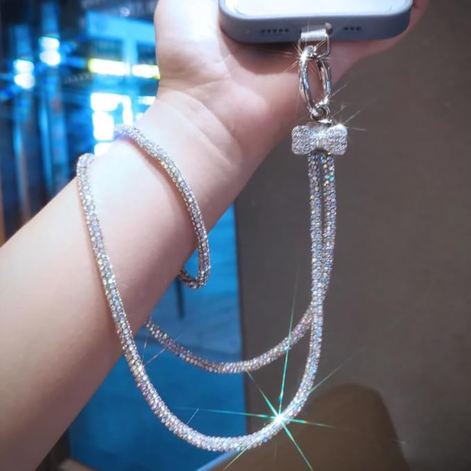 2Pcs Phone Crossbody Lanyard and Wrist Strap, Universal Cell Phone Lanyard Strap with 2Tether Tab