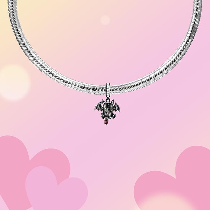 Hamsa Hand Dragon Bible Cross Prayer Charm 925 Sterling Silver Charms Fits Women's Charm Bracelet and Necklace Bead Charms Jewelry Gifts for Sister Friend