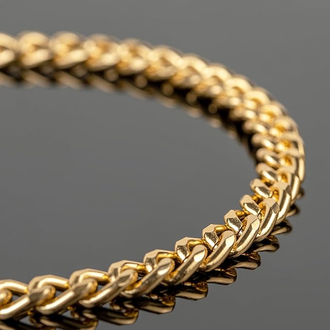 YOUBEIYEE 10 Meters Gold Cuban Link Chain Men and Women Hip Pop Necklace Choker Aluminum Chain for Jewelry Making Jewelry Supplies