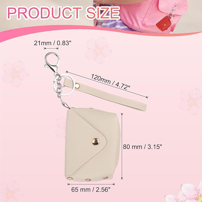 PATIKIL Coin Purse Keychain, Mini Cute Tote Bag Key Chain Earphone Pouch Coin Bag Keyring Purse Charm