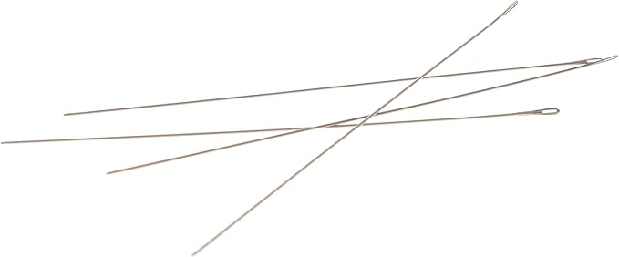 The Beadsmith English Beading Needles, Size 15, 4 Needles per Card, 12 Cards Per Box, Made in England, Use for Loom Weaving Beadwork, Off-Loom Stitching and Jewelry Making with Seed Beads