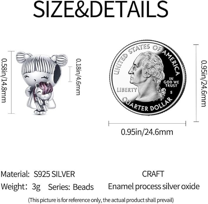Pandach Animal Charm Bead fits Charms Bracelets for Woman-925 Sterling Silver Dangle Pendant Bead,Jewelry Beads Gifts for Women Bracelet&Necklace
