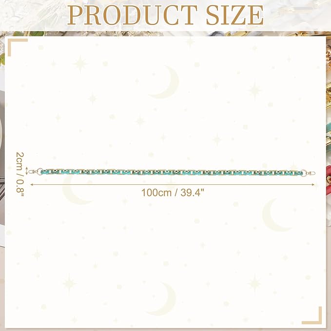 uxcell Purse Chain Strap, Strap Replacement for Handbag