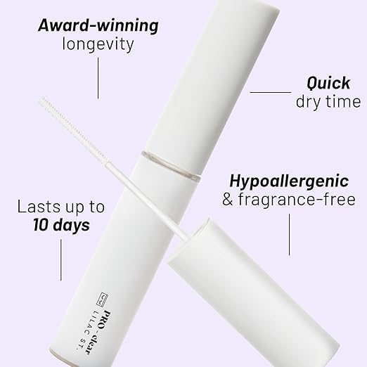 Lilac St - Eternal Bond (Clear) - Lash Cluster Glue - Mini Mascara Wand Applicator - Strong & Flexible Hold - Waterproof - Sensitive Eyes Safe - Cruelty Free, Vegan, Women Founded - 0.16fl oz