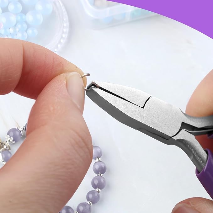Mini Flat Nose Pliers 3 Inches Duckbill Pliers Miniature Pocket Plier Mini Precision Pliers For Jewelry Making Bending Wire Small Object Gripping Diy Craft Hobby Supplies