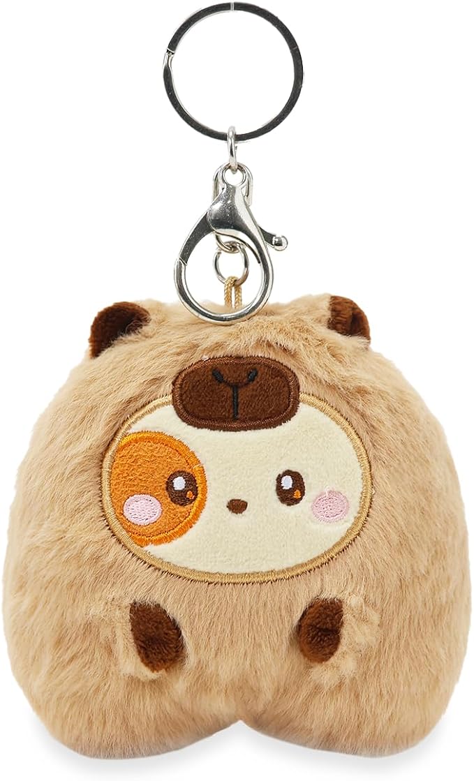 Anirollz Miniz Plush Charm Cute Stuffed Animal Keychain Kawaii Mini Bag Accessory Collectible Pocket Toy for Kids & Adults
