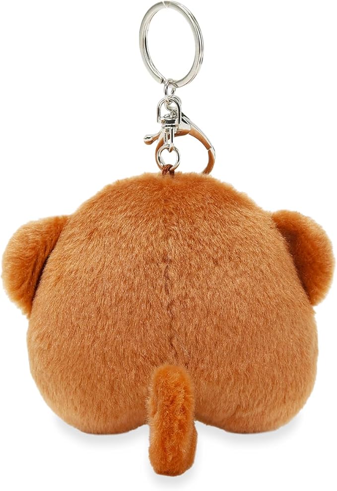 Anirollz Miniz Plush Charm Cute Stuffed Animal Keychain Kawaii Mini Bag Accessory Collectible Pocket Toy for Kids & Adults