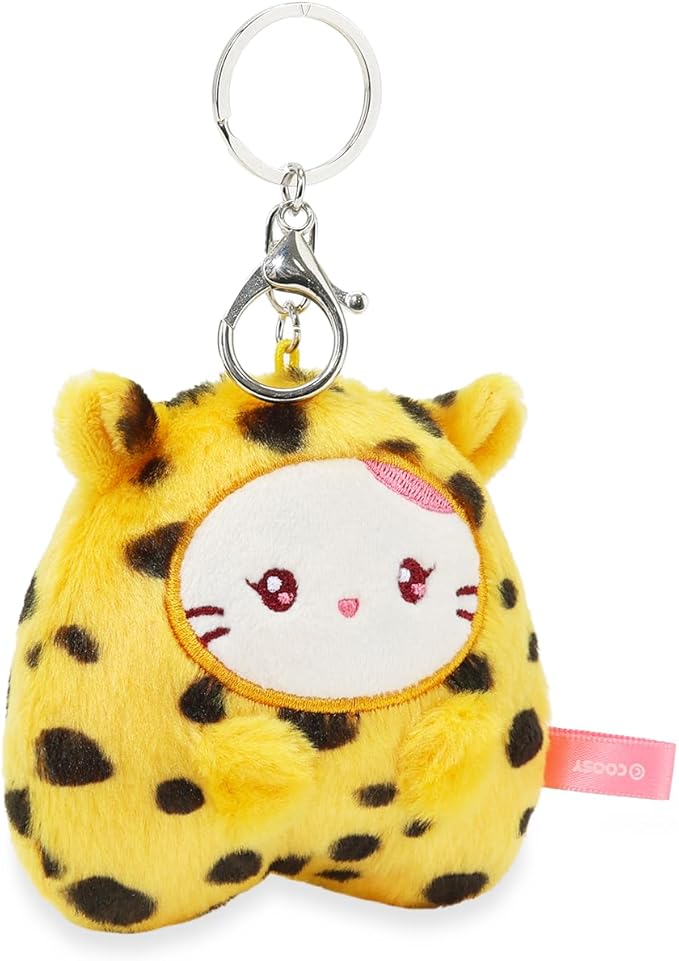 Anirollz Miniz Plush Charm Cute Stuffed Animal Keychain Kawaii Mini Bag Accessory Collectible Pocket Toy for Kids & Adults