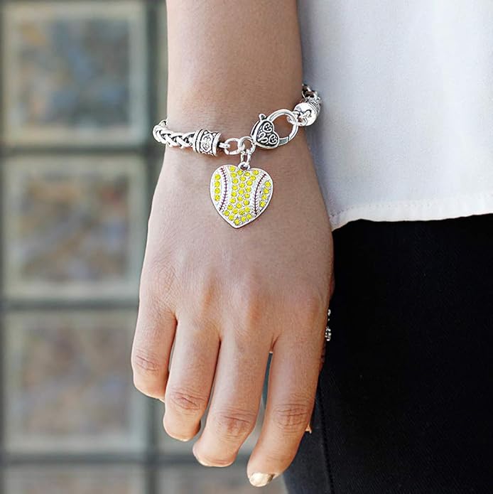 Inspired Silver - Silver Customized Charm Bracelet with Cubic Zirconia Jewelry