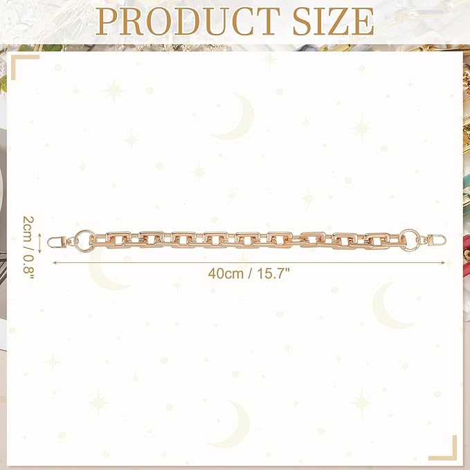 uxcell Purse Chain Strap, Strap Replacement for Handbag