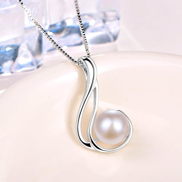NONNYL Mothers Day Gifts for Mom, Wife, Women - Tahitian Black Pearl Necklaces, Fine Jewelry for Anniversary, Birthday, Valentine's Day