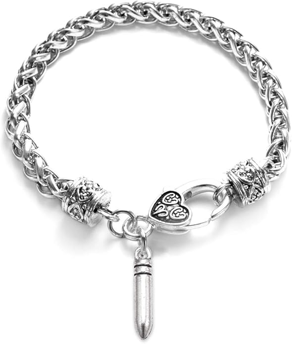 Inspired Silver - Silver Customized Charm Bracelet with Cubic Zirconia Jewelry