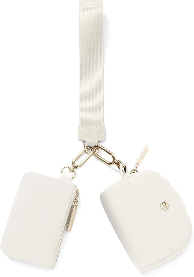 Mum's Memory Mini Zip Around Wristlet Wallet for Women Dual Pouch Wristlet Portable Wallet Coin Purse Mini Women Coin Pocket