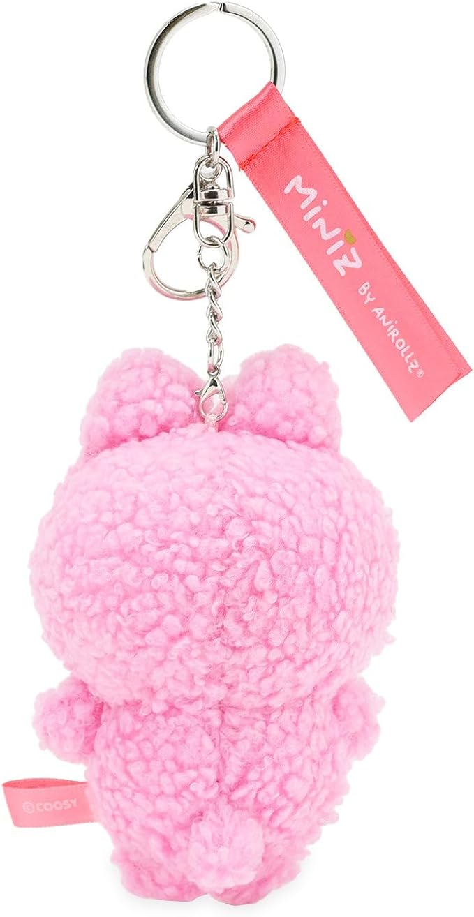 Anirollz Miniz Plush Charm Cute Stuffed Animal Keychain Kawaii Mini Bag Accessory Collectible Pocket Toy for Kids & Adults