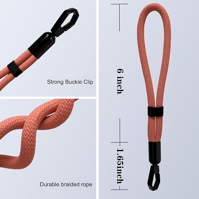 Phone Lanyard, 2 Pack Adjustable Cell Phone Lanyard Hand Phone Wrist Strap with Tether Tabs for Smartphones