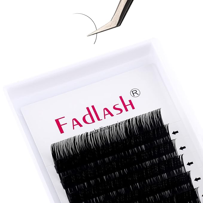 Eyelash Extension D Curl 0.15 15mm Classic Lash Extension Individual Lashes Silk Eyelashes Extension Supplies Professional Salon Use (0.15-D, 15mm)
