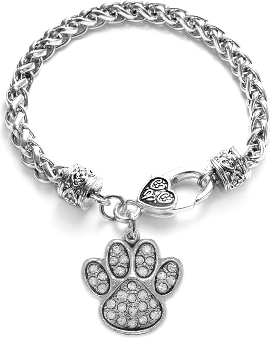 Inspired Silver - Silver Customized Charm Bracelet with Cubic Zirconia Jewelry