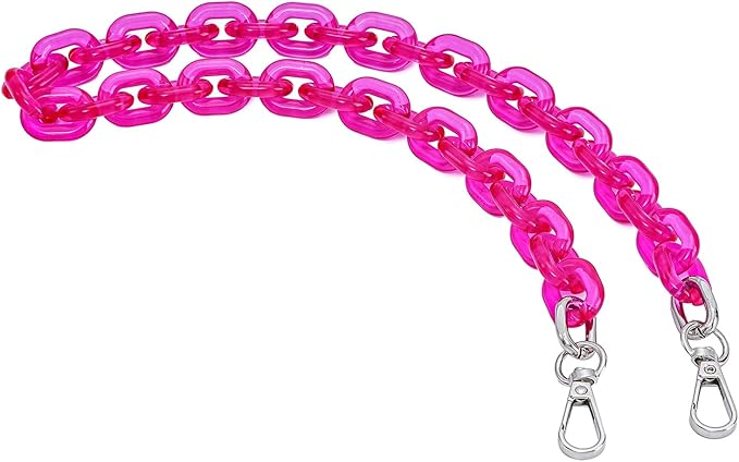Cute Acrylic Purse Strap Bag Chain Handle Replacement Handbag Crossbody Shoulder Strap Accessory