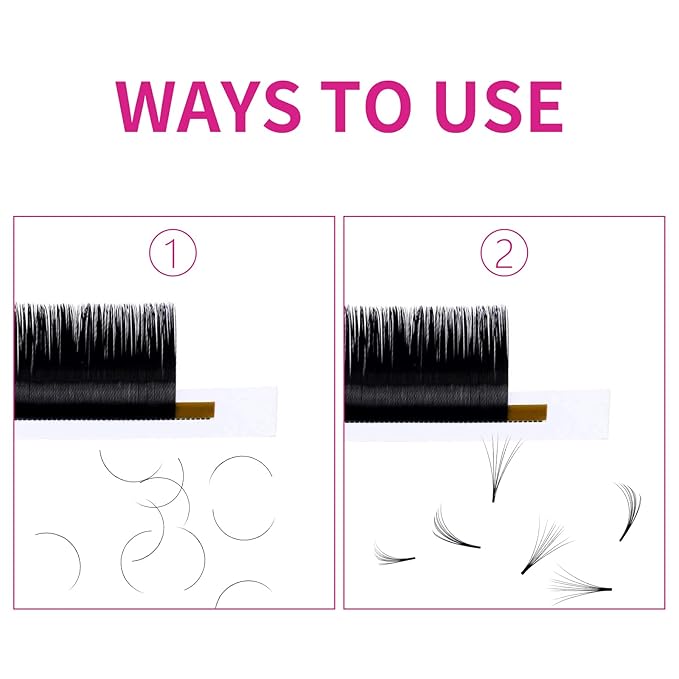 Eyelash Extension Supplies Classic Volume Lash Extensions Mixed Tray 0.05 B Curl 8-14mm Premium Silk Regular Volume Eyelash Extensions Soft Matte Black Salon Use.(0.05-B, 8-14mm Mix)