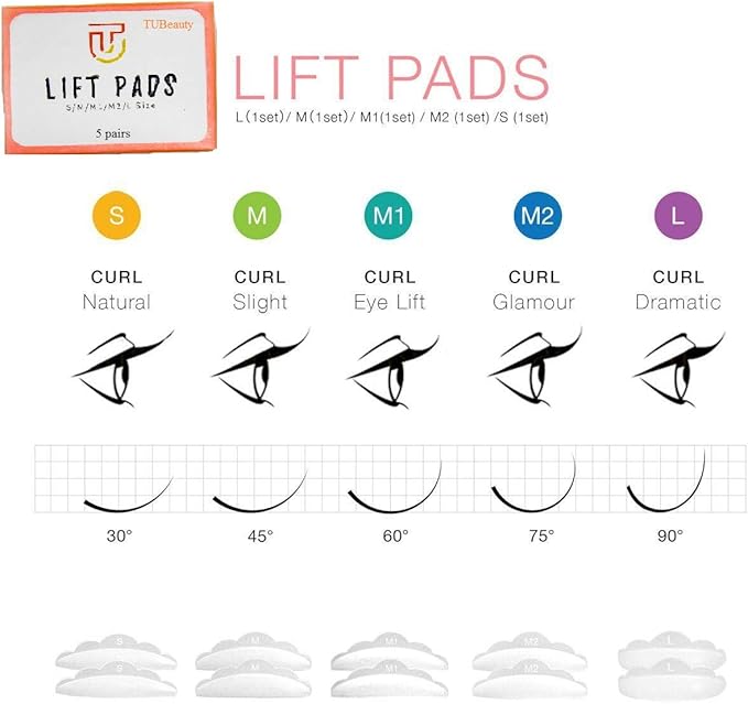 Lash Lift Kit Eyelash, Perming Full Lash Kit All in 1, for Professional Eyelash Lash Extensions, Glue Upgraded Version, Lash Lifts, Lash Curling, Semi-Permanent Curling Perming Wave TUBeauty