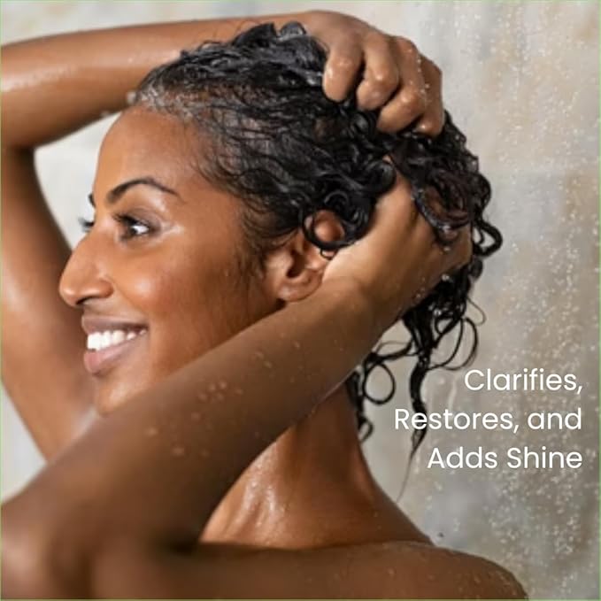 Cheryl Lee MD CLMD 2-in-1 Shampoo & Body Wash with Organic Apple Cider Vinegar – Gentle pH-Balanced Cleanser for Hair & Skin, Sulfate-Free, Dermatologist-Tested, 10 fl oz