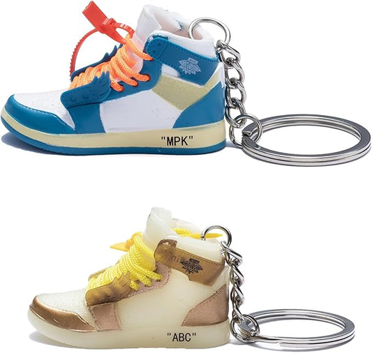 MPK 3D Mini Shoe Keychain,Sneaker Shoe lovers Keychainirthday Birthday Party Mystery Goodie Bag Prizes