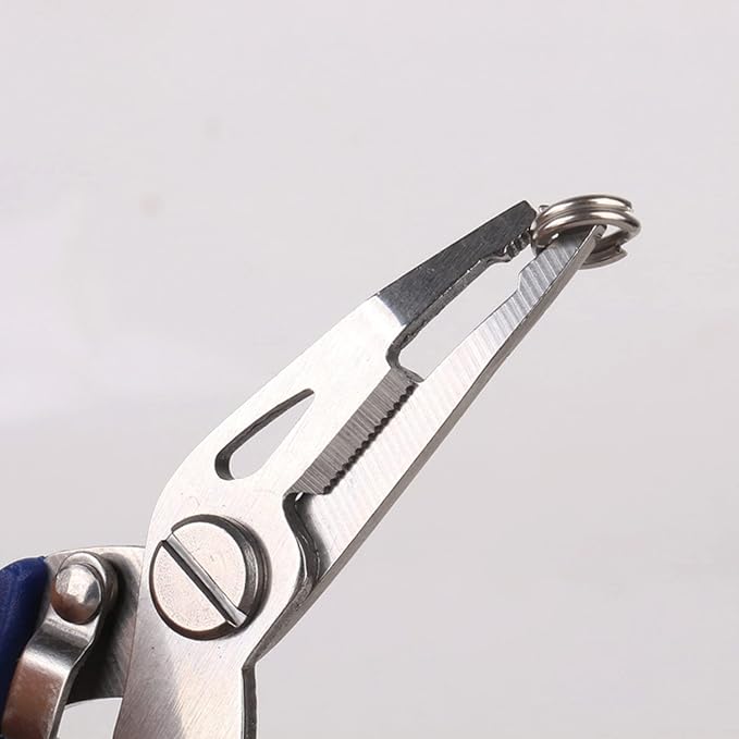 200Pcs 5-9 mm Double Jump Ring for Jewelry Making, Fishing Plier Tool Kit, Stainless Steel Mini Split Ring with Plier, Crafts Double Split Rings Fishing, and Other DIY Crafts