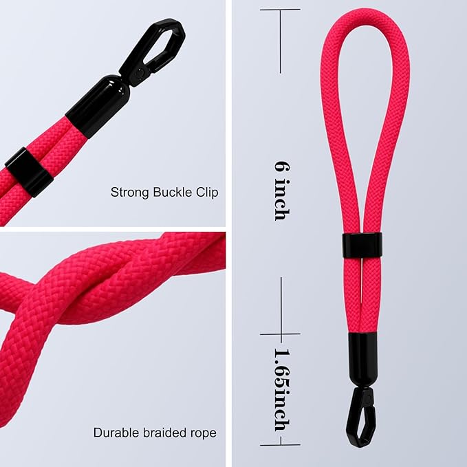 Phone Lanyard, 2 Pack Adjustable Cell Phone Lanyard Hand Phone Wrist Strap with Tether Tabs for Smartphones