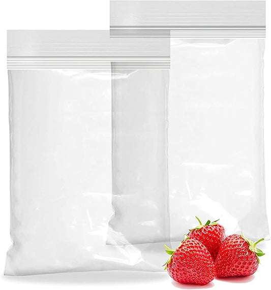APQ Clear Plastic Reclosable Zipper Bags, 5 x 7 Inches. Pack of 1000 Reclosable Plastic Bags with Zipper Closure. 2 Mil Plastic Jewelry Bags. Waterproof Reclosable Zip Bags for Industrial Use