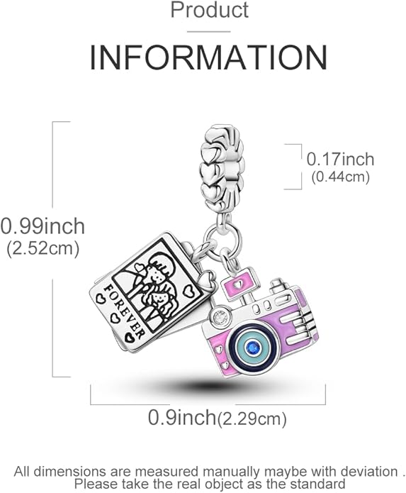 NARMO Charms for Bracelets 925 Sterling Silver Star Dangle Charms Car Keys Lipstick Dangle Charm Beads for Women Bracelets Necklace
