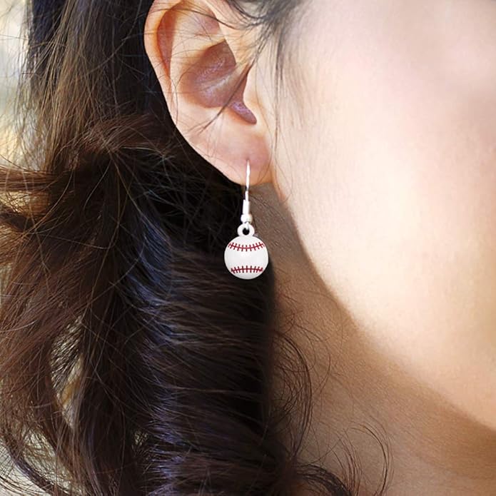 Inspired Silver - Silver Customized Charm French Hook Drop Earrings with Cubic Zirconia Jewelry