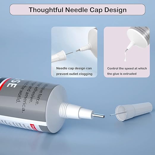 B7000 Jewelry Glue for Jewelry Making, FITTDYHE 3PCS 50ML/1.69 fl oz Clear B-7000 Glue Rhinestone, Multipurpose Super Adhesive for Phone Repair Nail Art Wood Glass Charms
