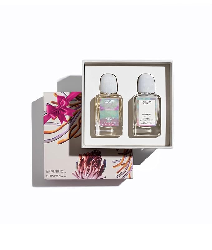 Future Society Haunted Rose Luxury Perfume & Fragrance Primer Gift Set - Includes Eau de Parfum & Optimal Habitat Fragrance Enhancing Primer and Extender - Beauty Gifts for Women