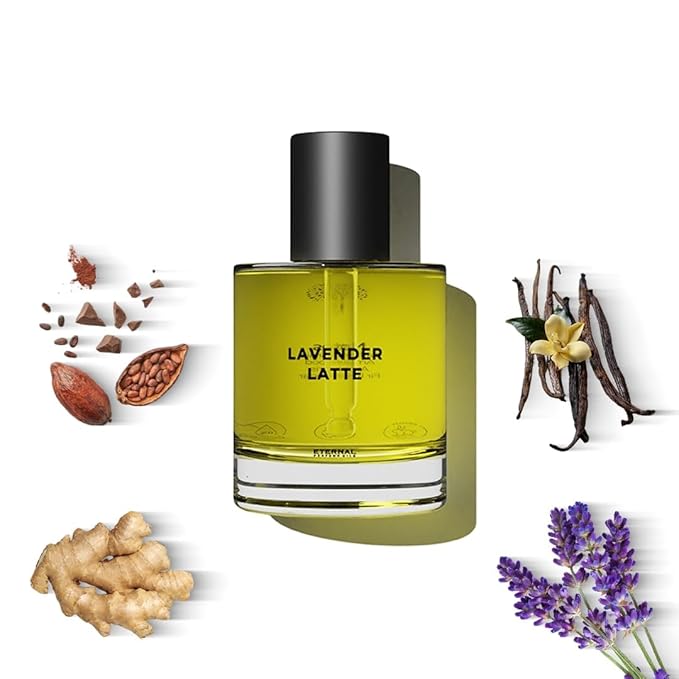 Eternal perfume oils Lavender Latte perfumes for women Inspired by G0ddess B Real perfume for men Long Lasting womens perfume Oil 1.69 FL Oz Unisex with 1 FL Oz (Pack of 2)