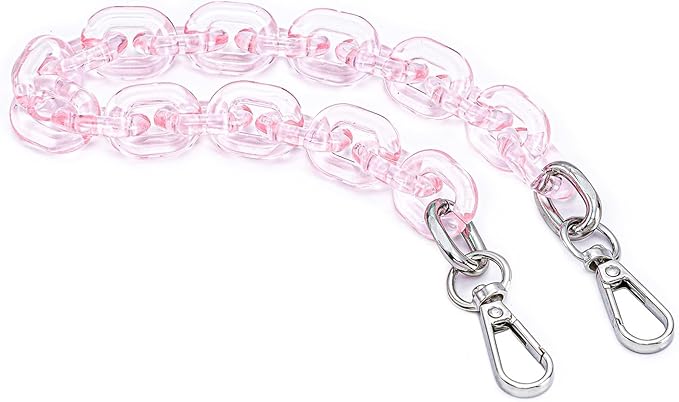 Cute Acrylic Purse Strap Bag Chain Handle Replacement Handbag Crossbody Shoulder Strap Accessory