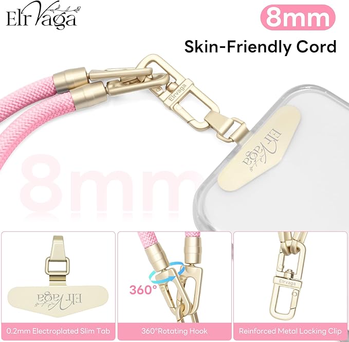Universal Cell Phone Lanyard Wrist Strap,Phone Bracelet Strap,Phone Charms Strap