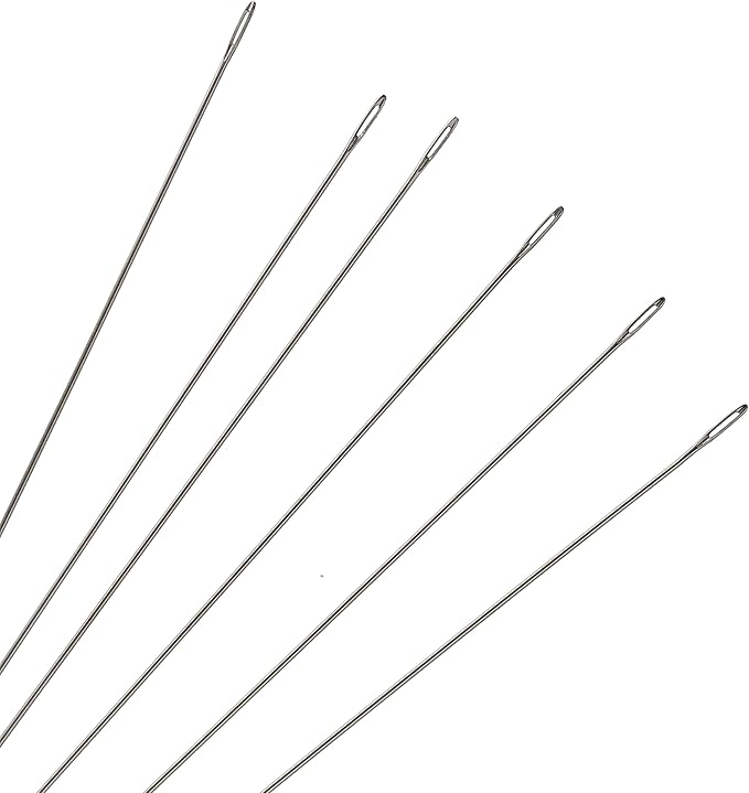 The Beadsmith Basic Elements Beading Needles – Size 12, Pack of 25 – Use for Loom Weaving Beadwork, Off-Loom Stitching and Jewelry Making with Seed Beads