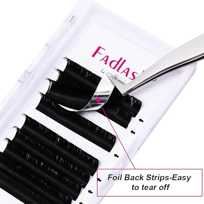 Mega Volume Lash Extensions 0.03-0.10mm C D CC DD L Curl 8-30mm Length Easy Fan Volume Lashes Self Fanning Eyelash Extensions 2D-20D (0.05-CC, 13-16mm Mix)