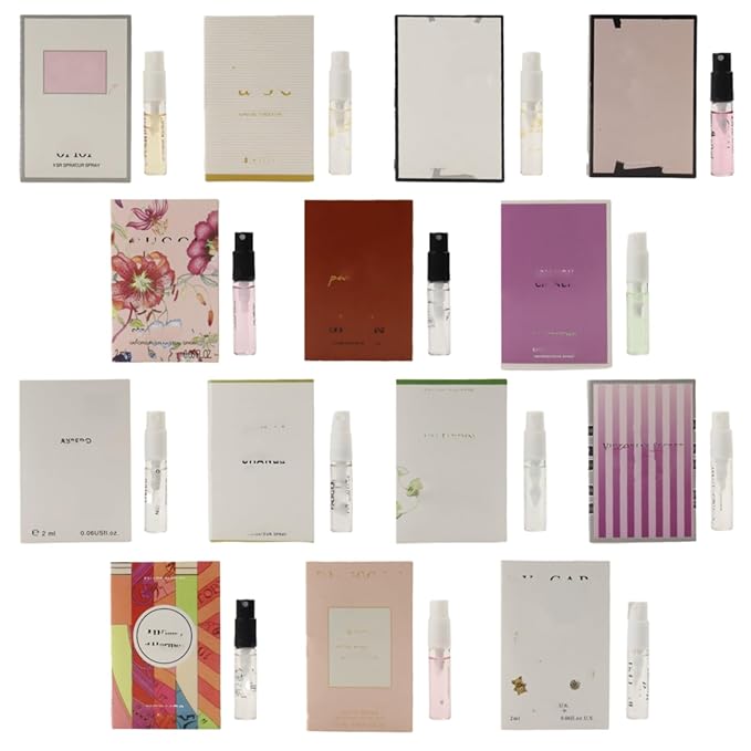 IATOY 14 Pcs Perfume Samples for Women, Womens Perfume Sampler Set of Luxury Fragrance Vials, Travel Scent Collection to Try before You Buy (14 Random Samples)