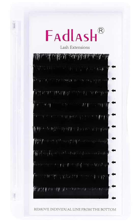Mega Volume Lash Extensions 0.03-0.10mm C D DD L Curl 8-30mm Length Easy Fan Volume Lashes Self Fanning Eyelash Extensions 2D-20D (0.03-DD, 11-19mm Mix)