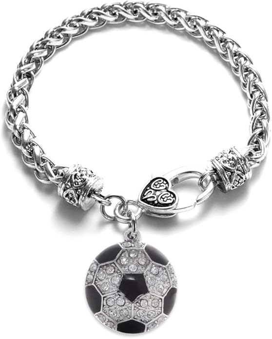 Inspired Silver - Silver Customized Charm Bracelet with Cubic Zirconia Jewelry