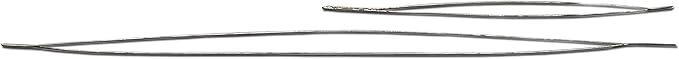 The Beadsmith Big Eye Beading Needles, Assortment Pack, 6 per Card, Sharp Points, Use for General Sewing, Weaving and Embroidery, Very Easy to Thread