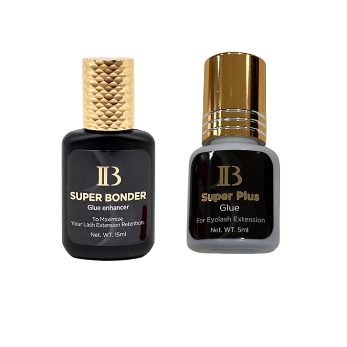 2 Bottle Original IB Super Plus Glue/IB Super Bonder for Eyelash Extensions Korea Professional Salon Glue Makeup Tools Use by Lava