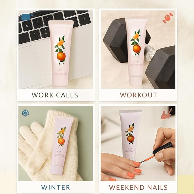 DEMIKI Shea Butter Hand Cream for Dry Cracked Hands,Japanese Skin Care Hand Lotion with Shea Butter, Coconut Oil, Hand Cream for Women,Travel Essentials,Travel Size 2pcs/50gx2/1.7fl.ozx2